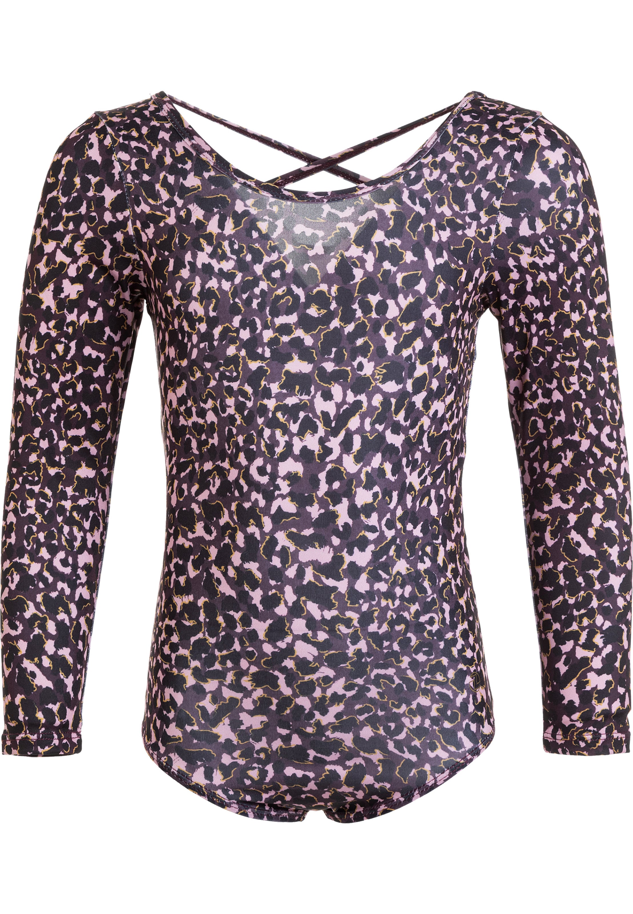 ZigZag Bodysuit 'Molly' in Lila: Vorderseite