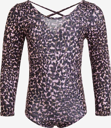 ZigZag Bodysuit 'Molly' in Lila: Vorderseite