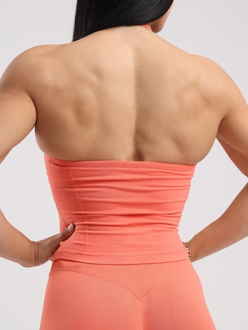 neverover Sportovní top 'Hue Halter Seamless Top' – oranžová