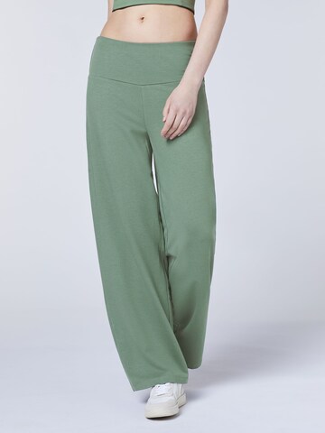 Detto Fatto Wide leg Pants in Green: front
