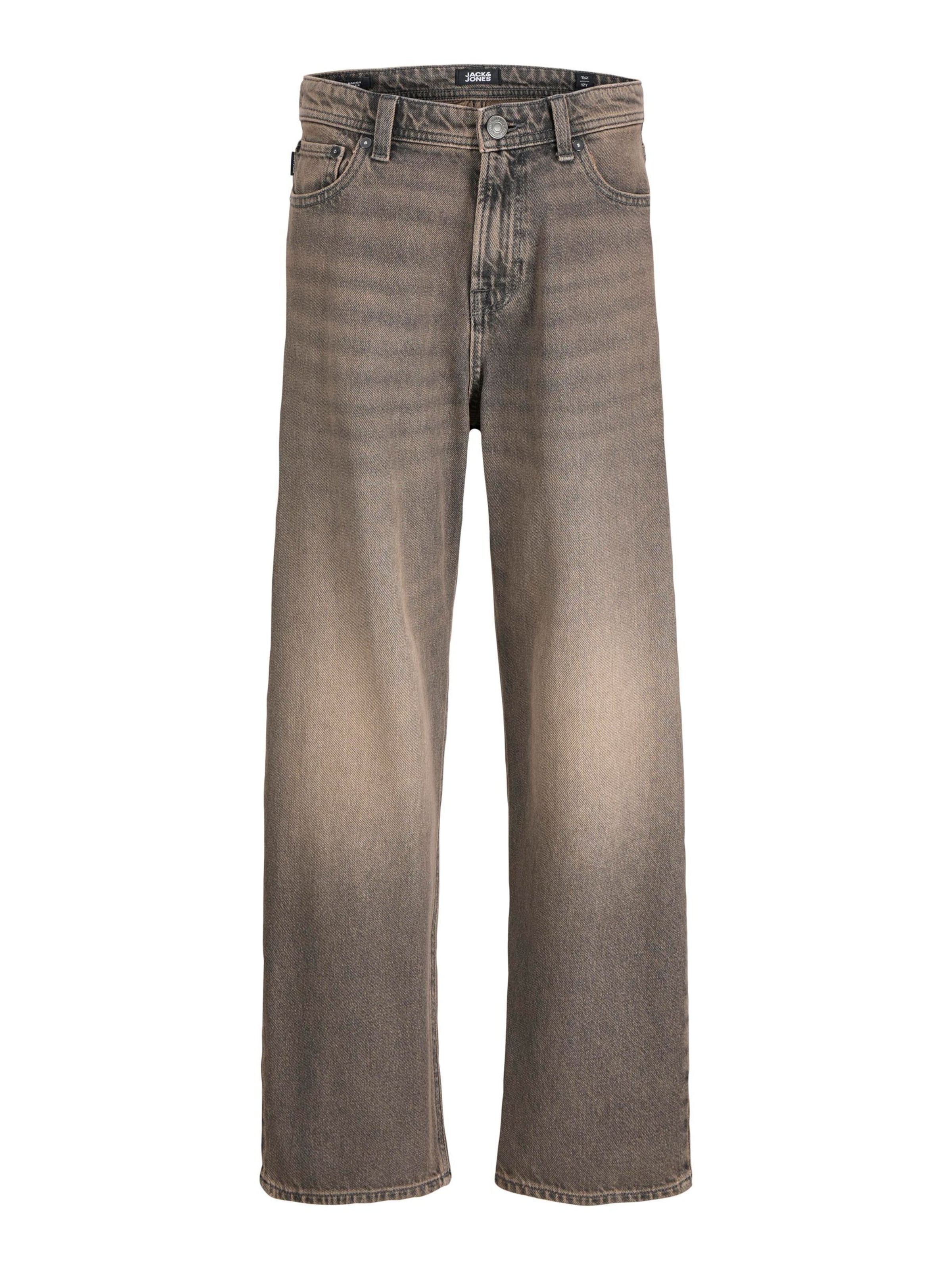 Jack & Jones Junior Baggy Jeans 'JJIAlex JJOriginal' in Black: front