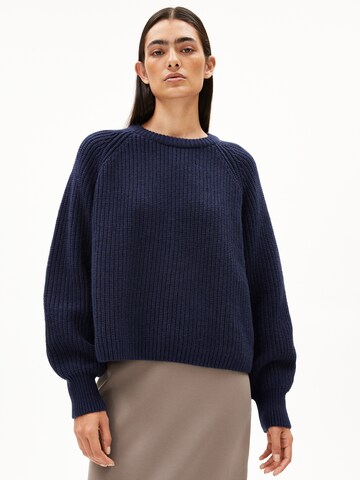 ARMEDANGELS Pullover KAAGI in Blau: Vorderseite