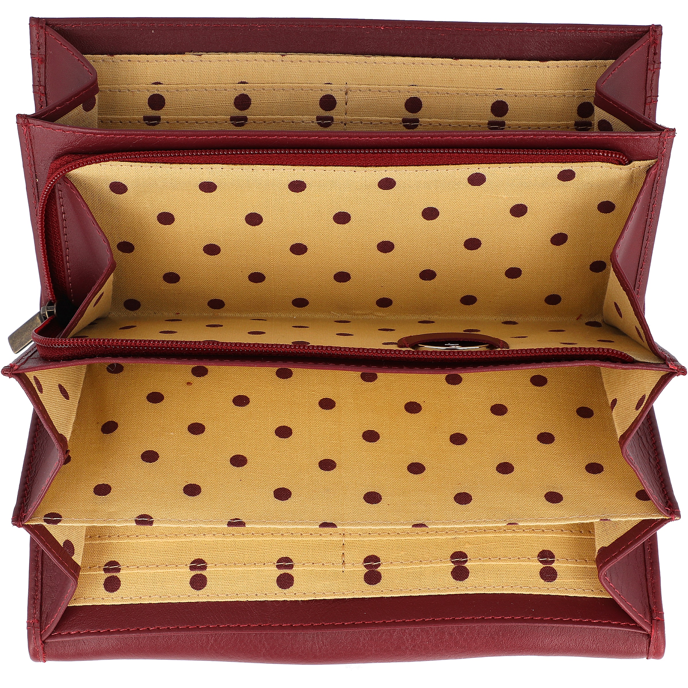 Esquire Wallet 'Peru' in Red