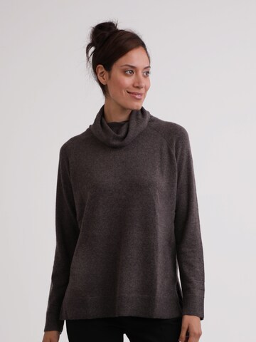 CASH-MERE.CH Kaschmir Pullover in Braun: Vorderseite