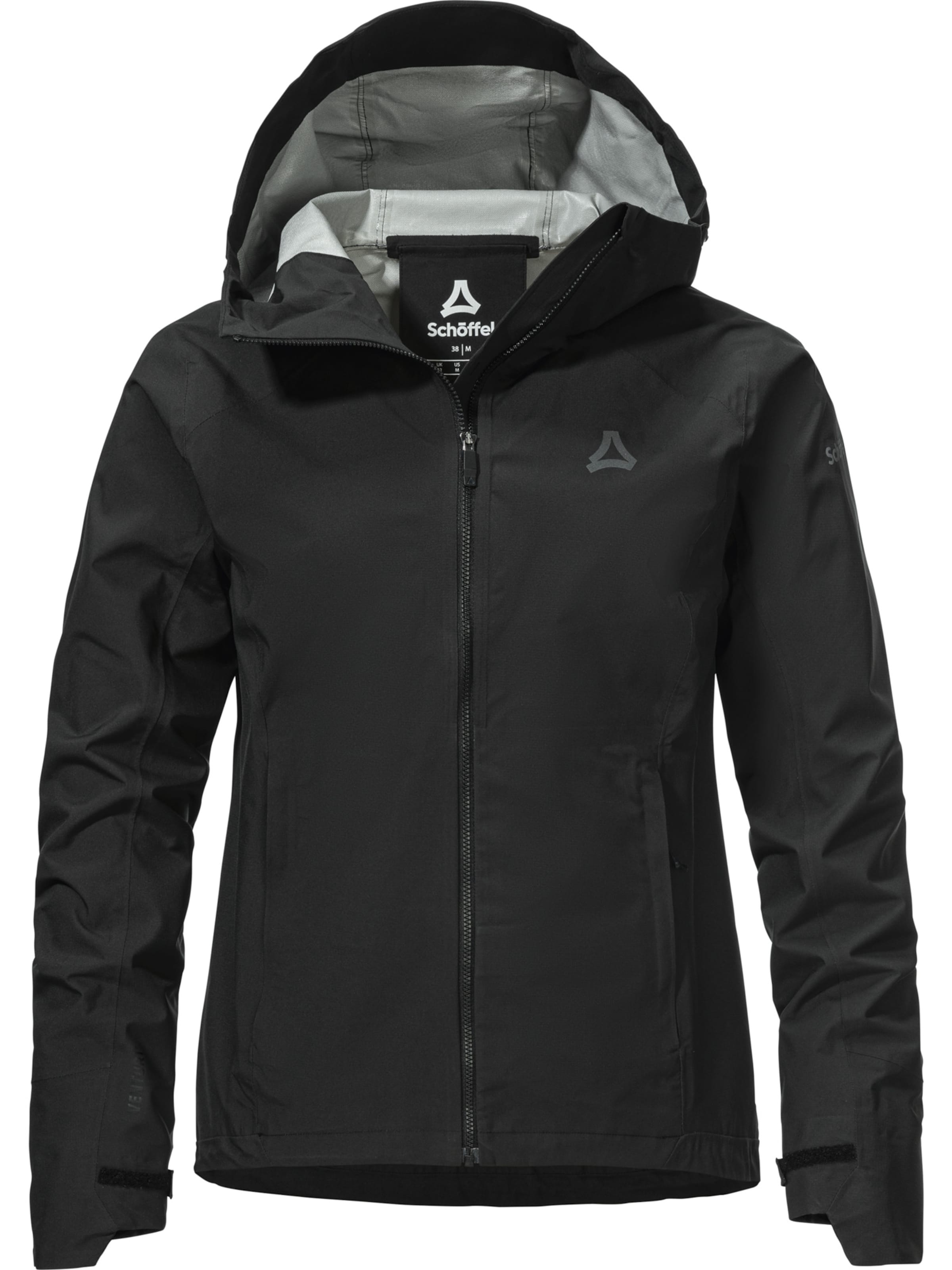 Schöffel Outdoorjas 'Tajiva WMN' in Zwart: voorkant