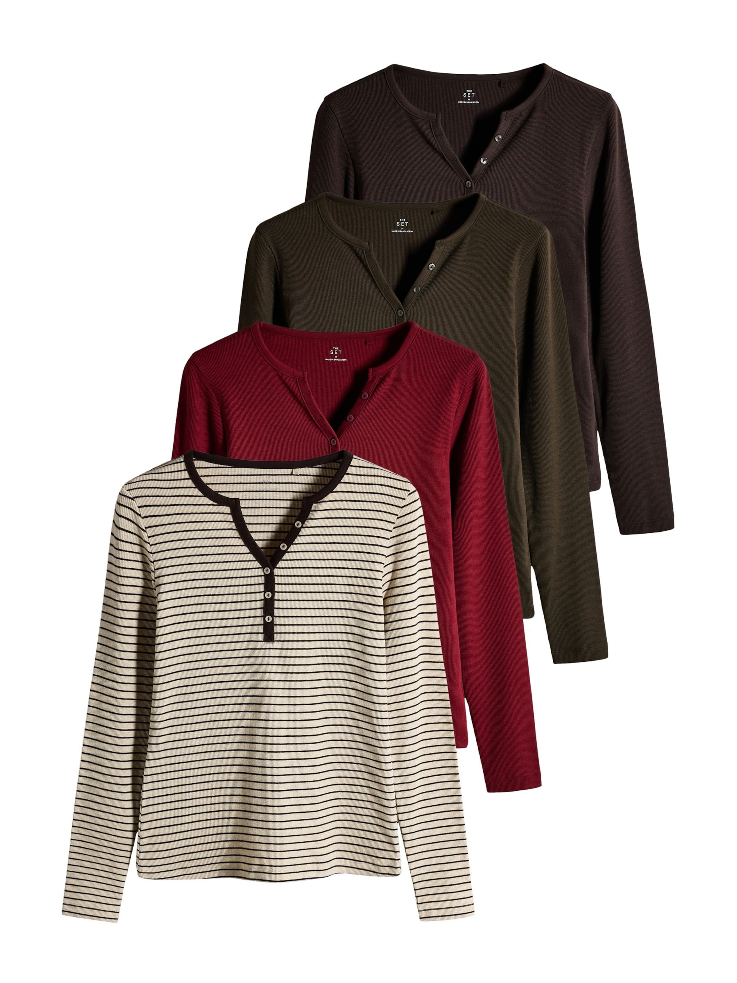 The Set - Camiseta en beige: frente