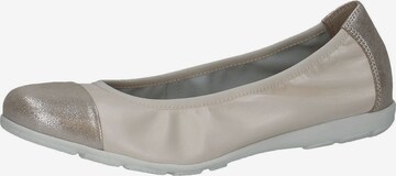 CAPRICE Ballerina in Beige: voorkant