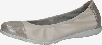 CAPRICE Ballet Flats in Beige: front