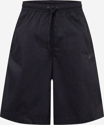 Nike Sportswear Loose fit Pants in Black: front