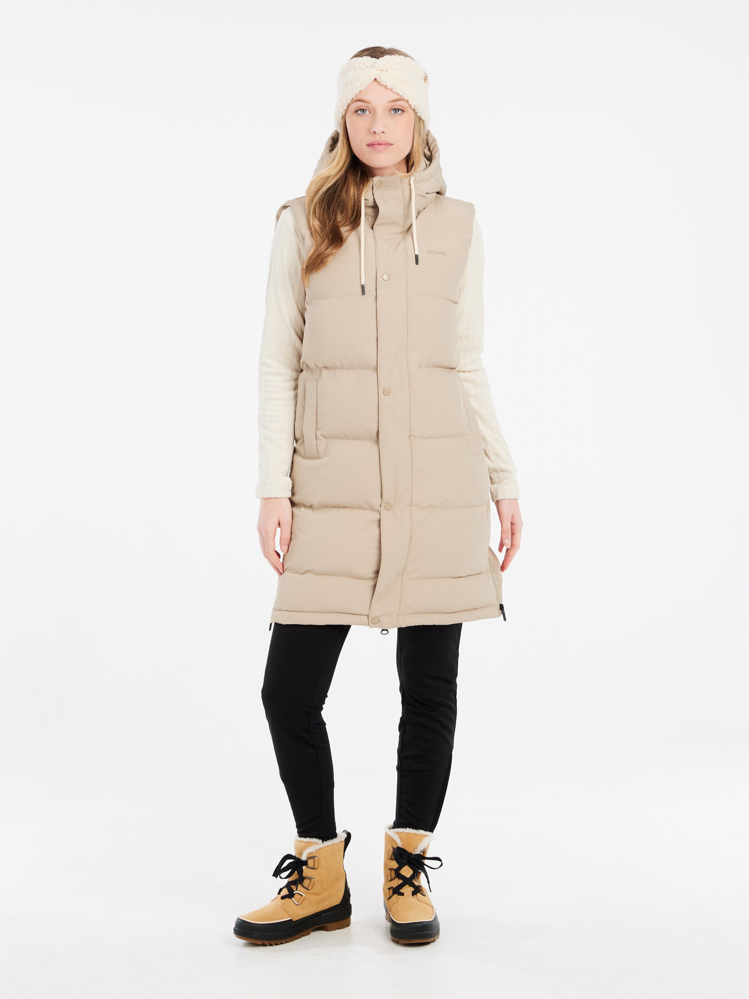 Gilet 'PRTMIASSY' PROTEST en marron