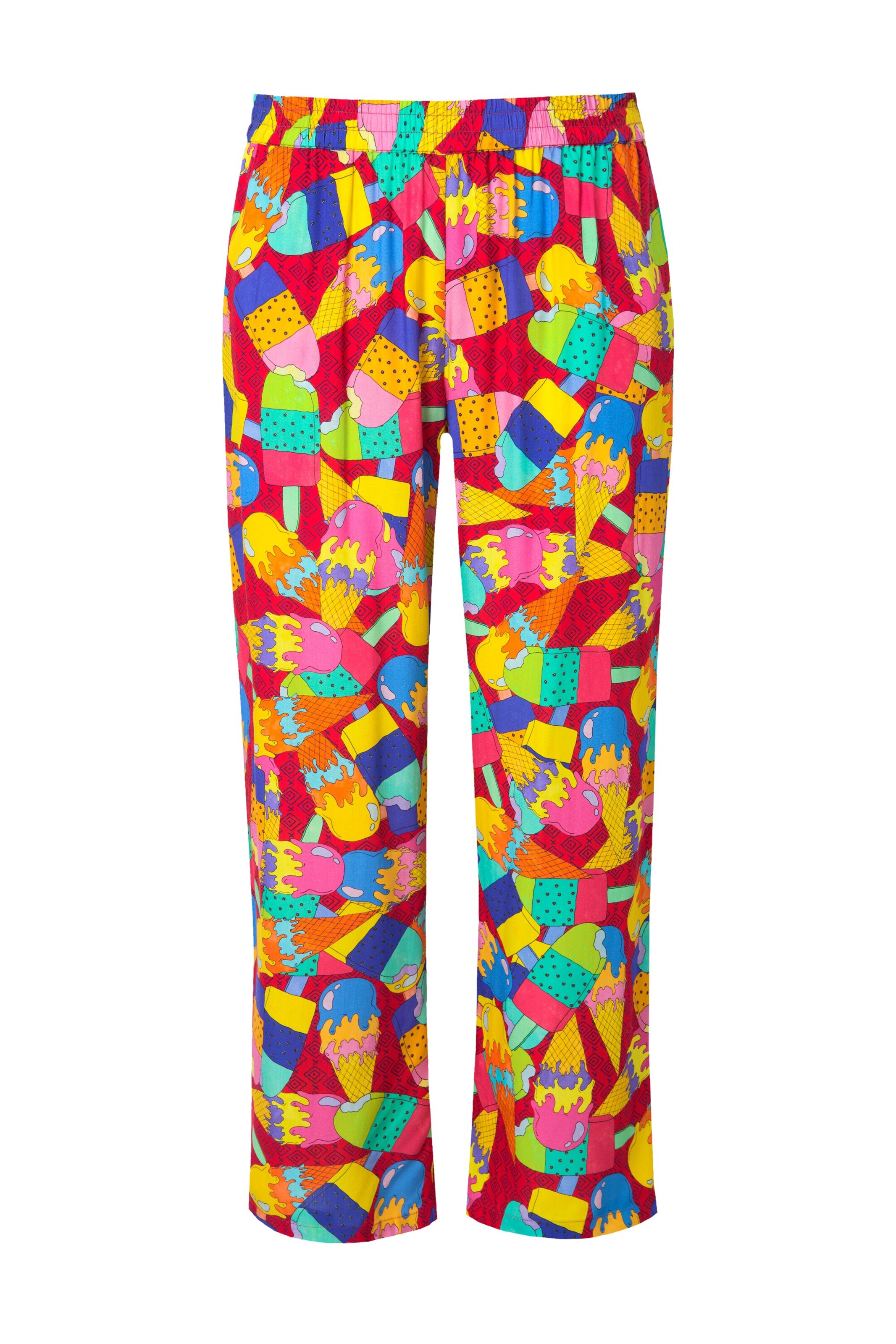 Angel of Style Wide leg Broek in Gemengde kleuren: voorkant