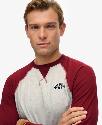 T-Shirt 'Vintage Athletic' Superdry en gris