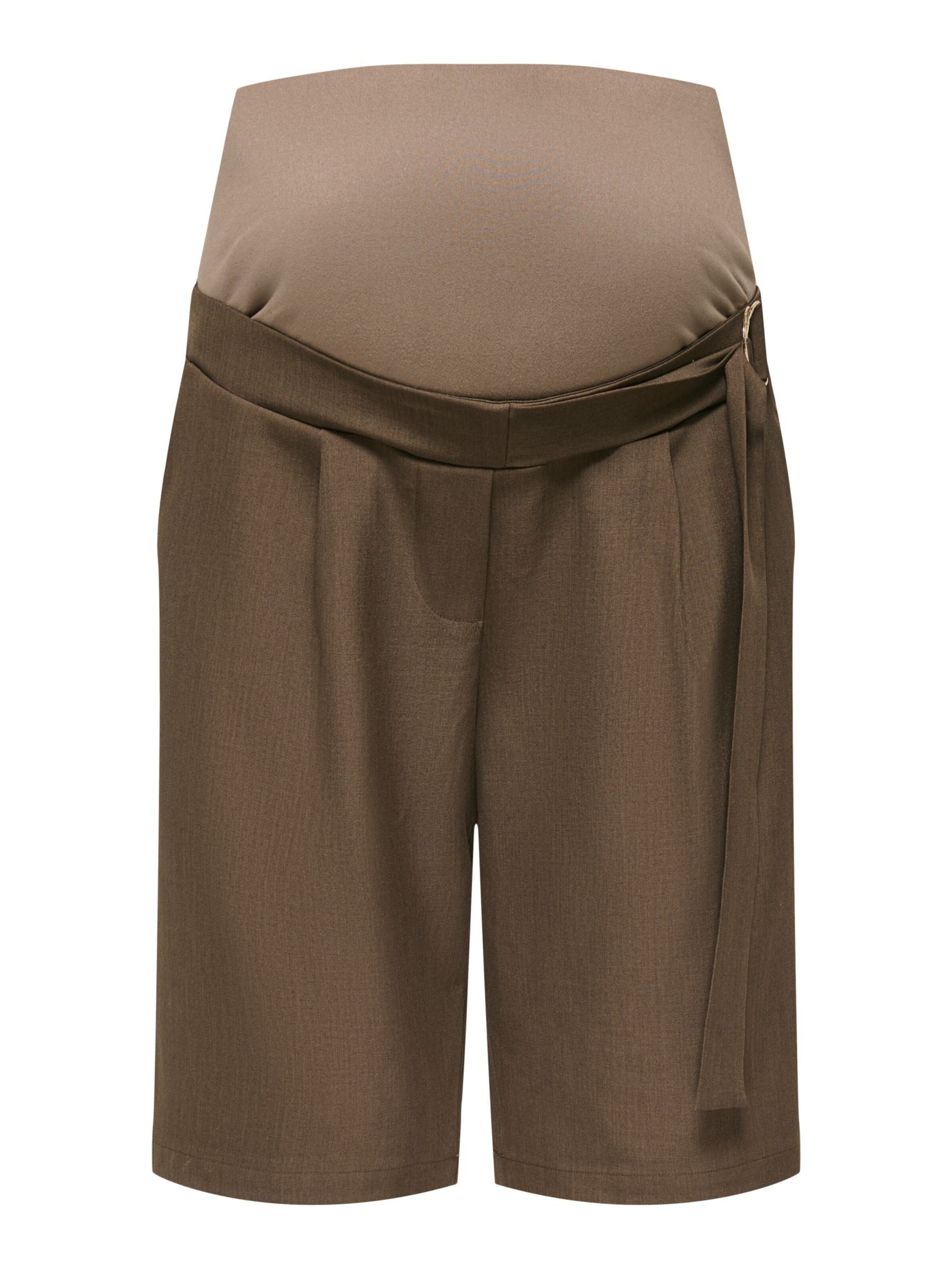 Regular Pantalon à pince 'OLMVictoria' Only Maternity en marron