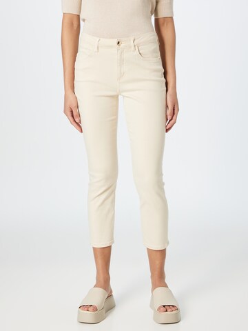 s.Oliver BLACK LABEL Skinny Jeans in Beige: front