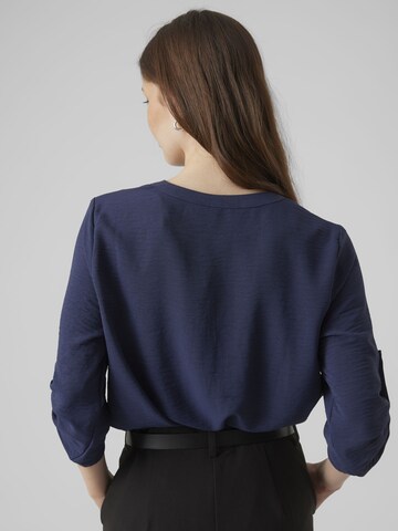 VERO MODA Blouse 'ELVA' in Blauw