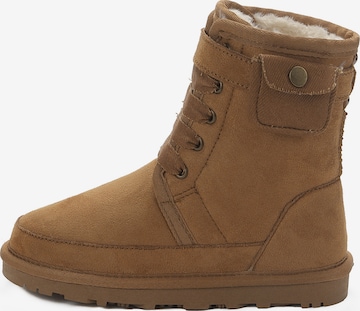 Island Boot Boot 'ISHANI' in Brown: front