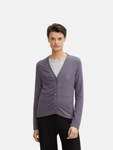 Cardigan TOM TAILOR en gris : devant