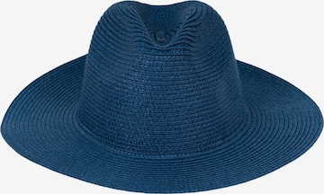styleBREAKER Hat 'Panama Strohhut - Knautschhut' in Blue: front