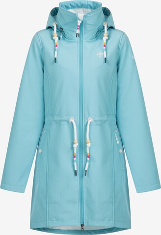 Manteau fonctionnel Schmuddelwedda en bleu : devant