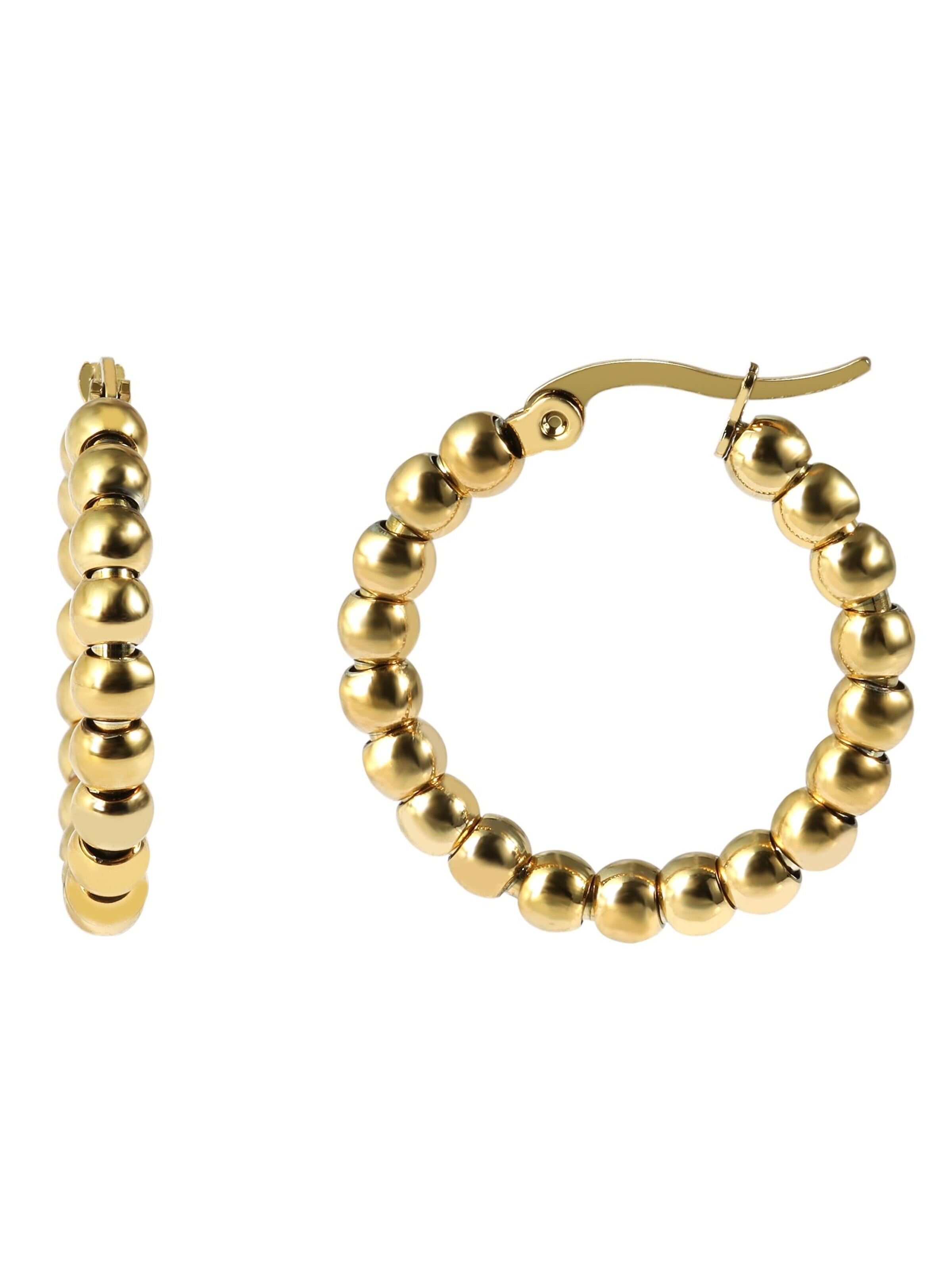 Akzent Ohrringe 'Korinna, hautverträglich'‌‌‌‌‌‌‌ in Gold