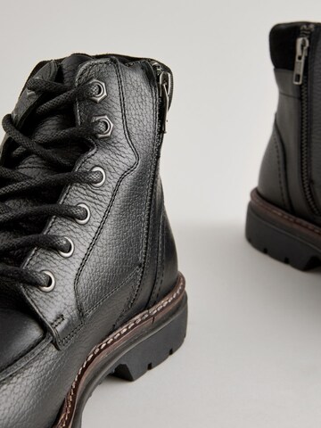 Bottines à lacets 'Apron' Next en noir