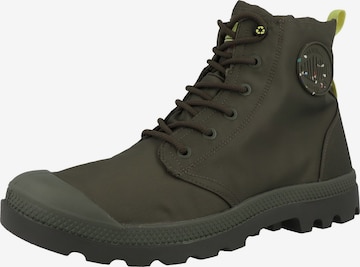 Palladium Boots 'Pampa Rcycl WP+ 2' in Green: front