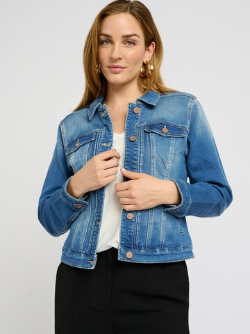 Cream Between-season jacket 'Rota' in Blue: front