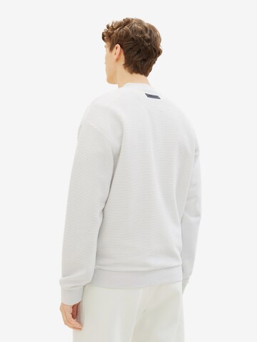 TOM TAILOR DENIM Sweatshirt in White