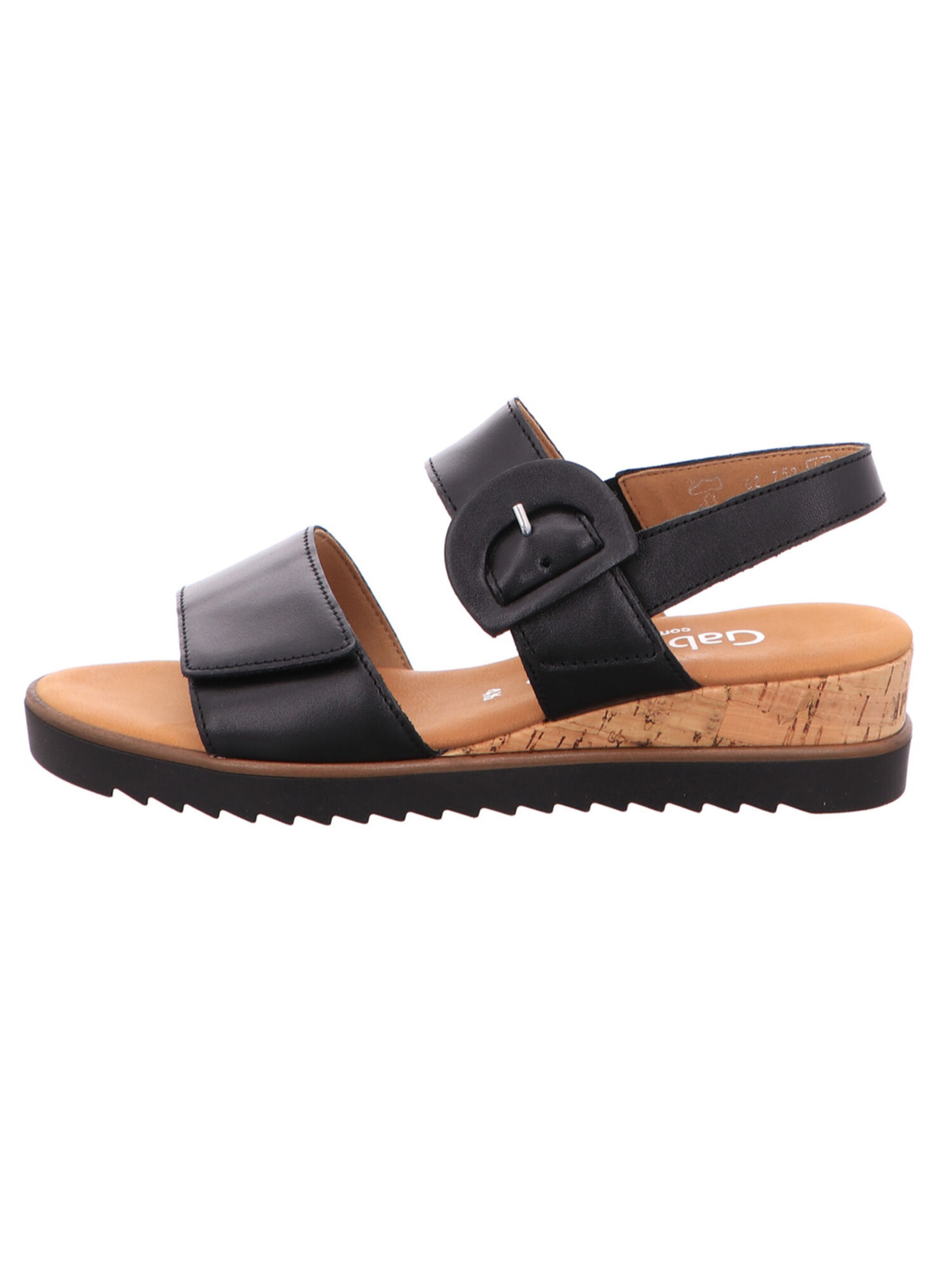 GABOR Strap Sandals in Black