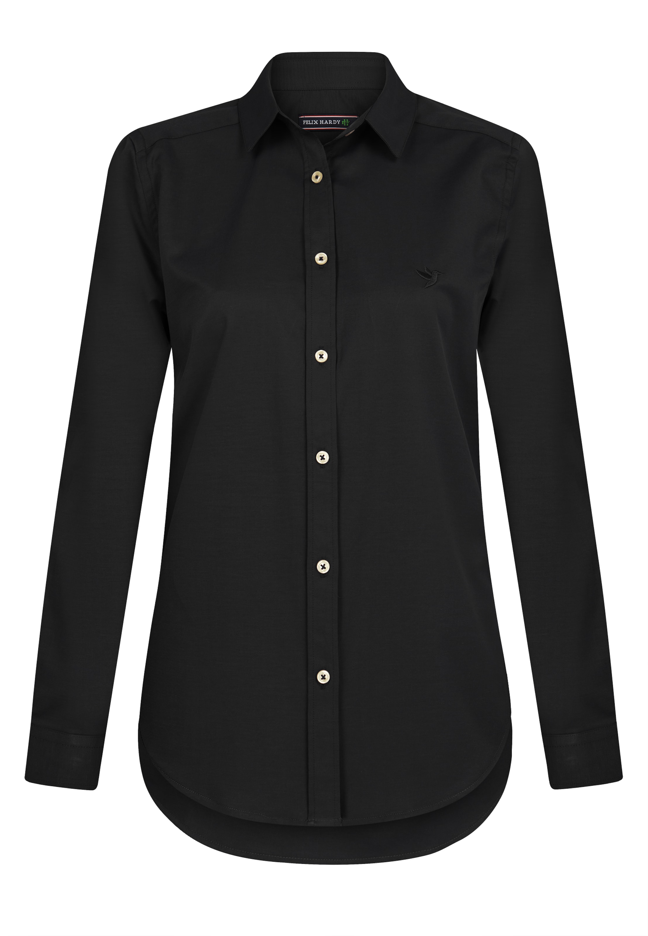 Camicia da donna di Felix Hardy in nero: frontale