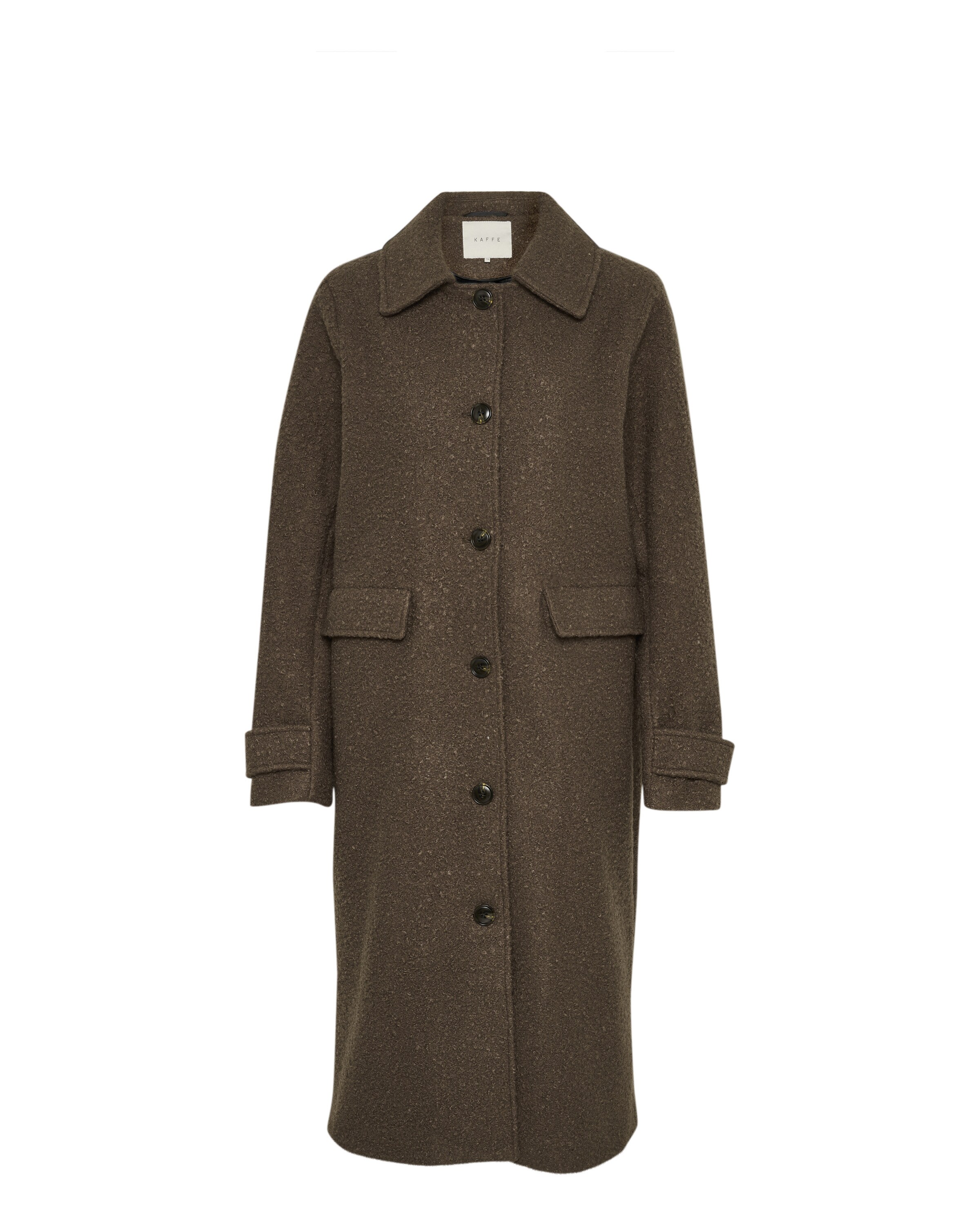 Kaffe Tussenmantel in Bruin: voorkant