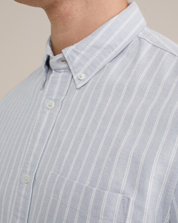 Coupe regular Chemise WE Fashion en bleu