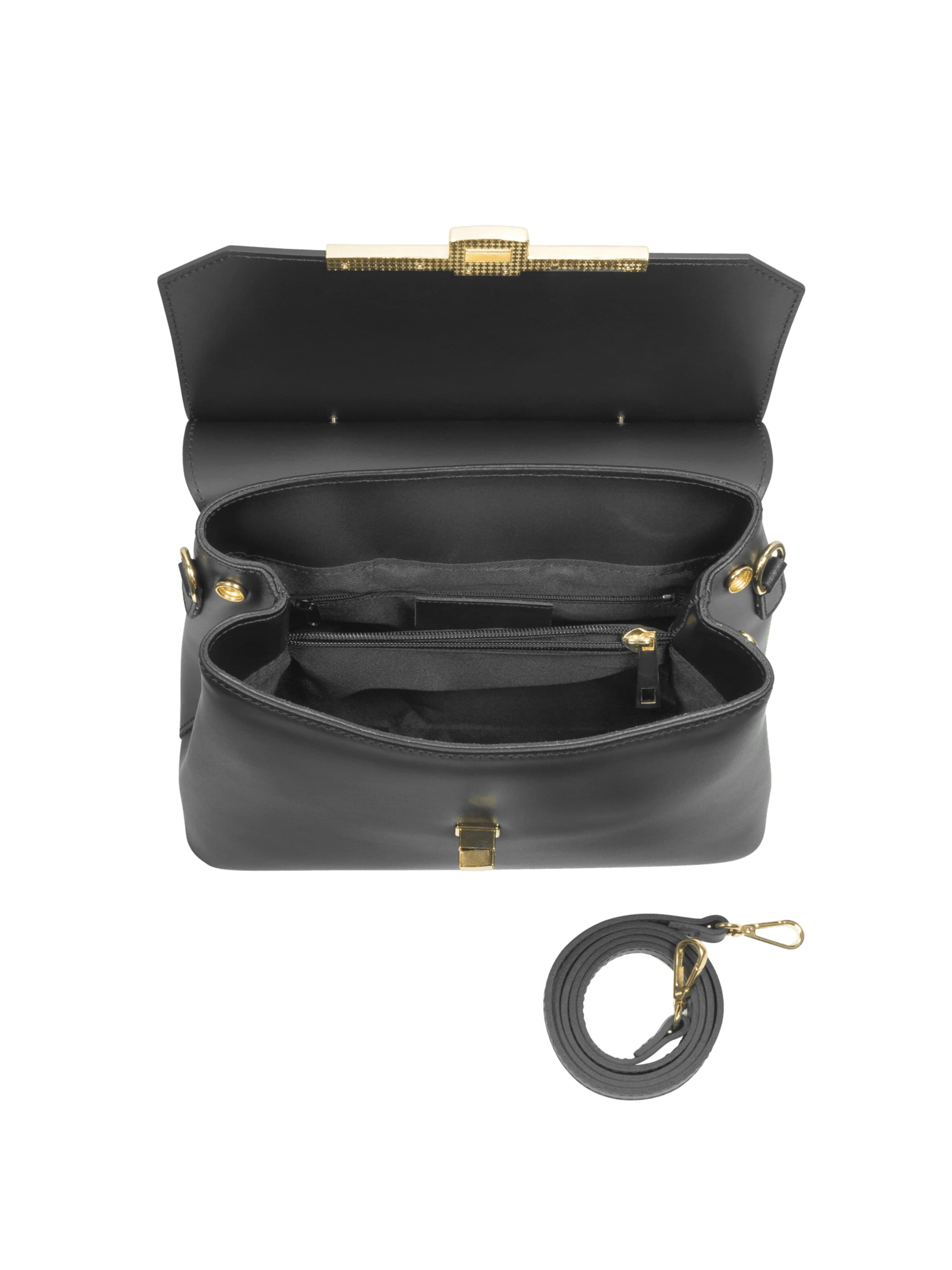 LeParmentier Handbag 'Atlanta' in Black