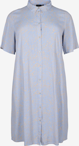 Zizzi Košeľové šaty 'BELLA' - Modrá: predná strana