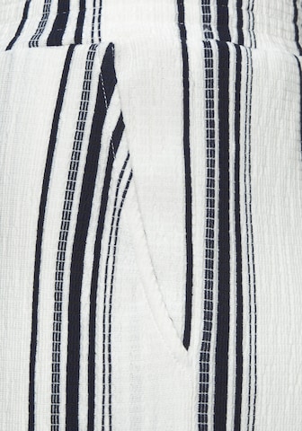 LASCANA Wide Leg Hose in Weiß