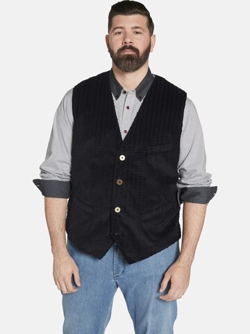 Charles Colby Suit Vest ' Duke Neeson ' in Blue: front