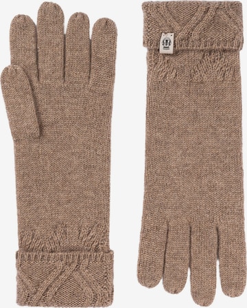 Gants 'FROZEN WINTER' Roeckl en beige : devant