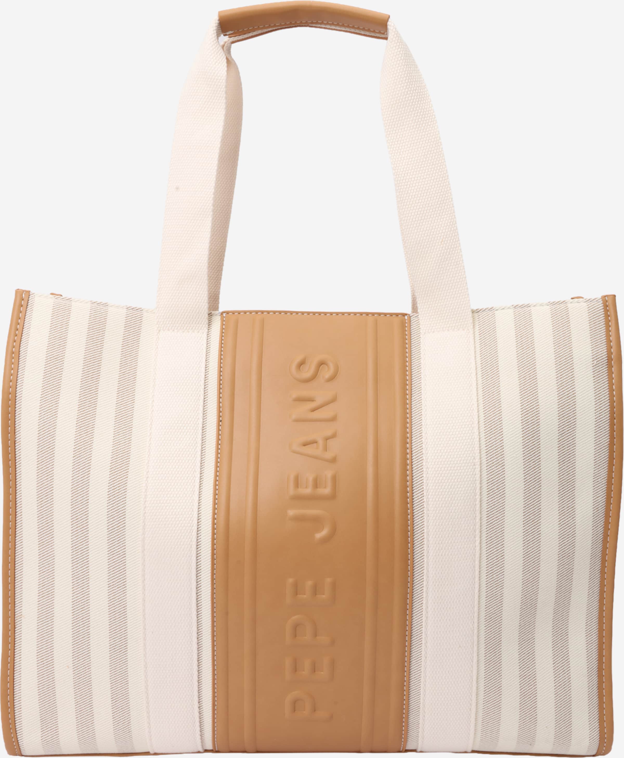 Pepe Jeans Shopper 'ZENDA NIZA' in Camel, Light Beige, Dark Beige