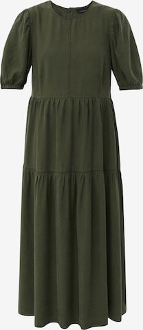 Finn Flare Jeanskleid in Grün: Vorderseite