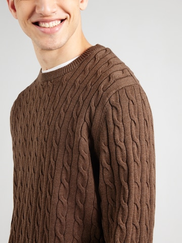 Only & Sons - Pullover 'ONSLOUI' em castanho