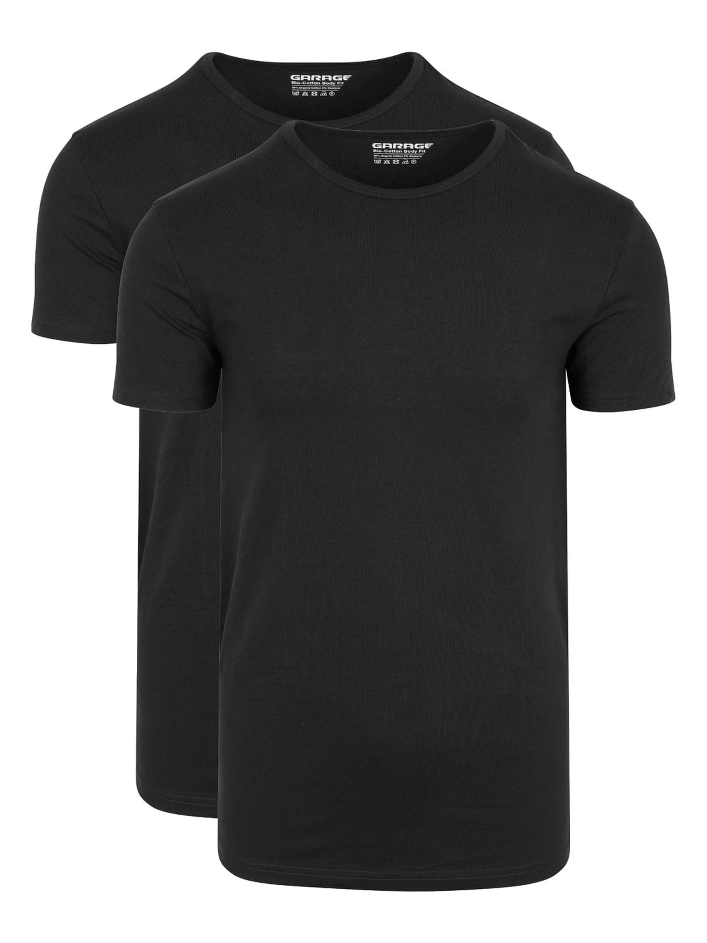 GARAGE Shirt‌‌‌ in Schwarz: Vorderseite
