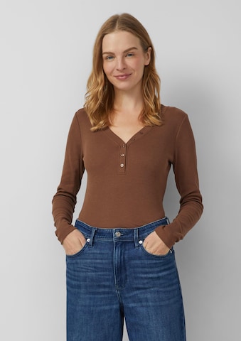 T-shirt s.Oliver en marron : devant