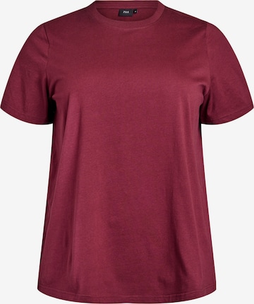 Zizzi Футболка 'Charlin' в Красный: спереди