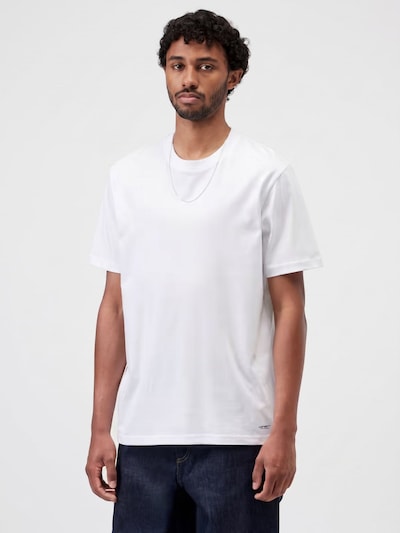 Carhartt WIP Shirt 'STANDARD CREW NECK 2 PACK T-SHIRT WHITE / WHITE' in S in de kleur Wit, Productweergave