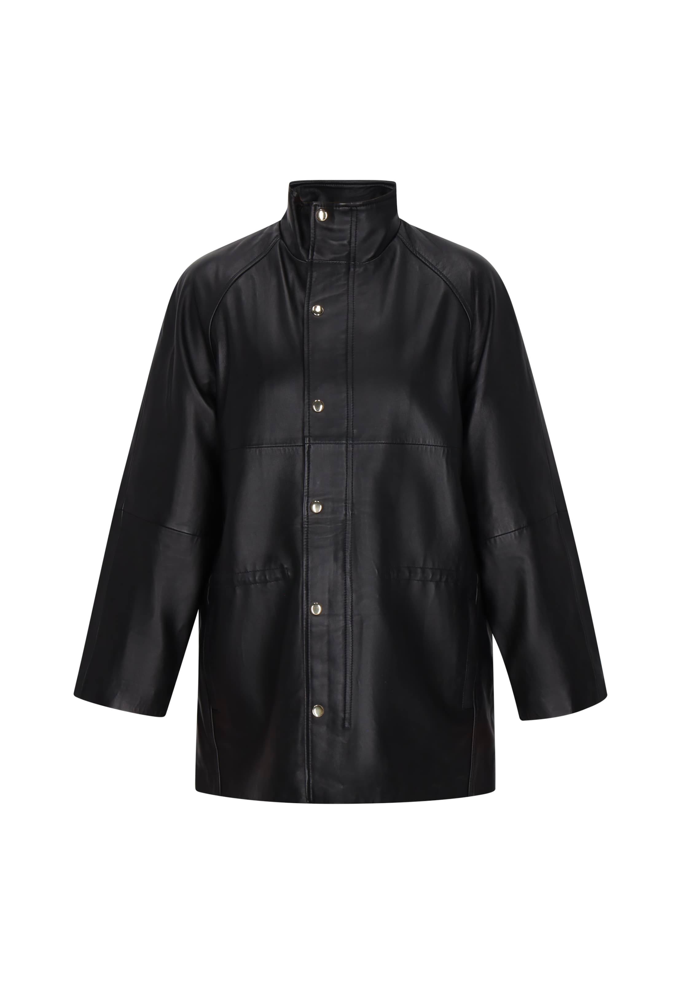 faina Between-season jacket in Black: front