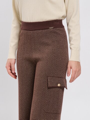 Largi Pantaloni de la Influencer pe maro
