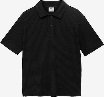 MANGO MAN Shirt 'Alayap' in Black: front