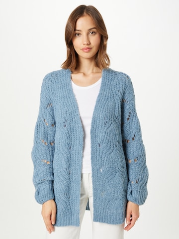 ABOUT YOU Knit Cardigan 'Fiona' in Blue: front