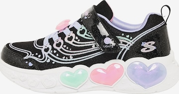 SKECHERS Sneakers 'ENCHANTED HEART LIGHTS' in Zwart: voorkant