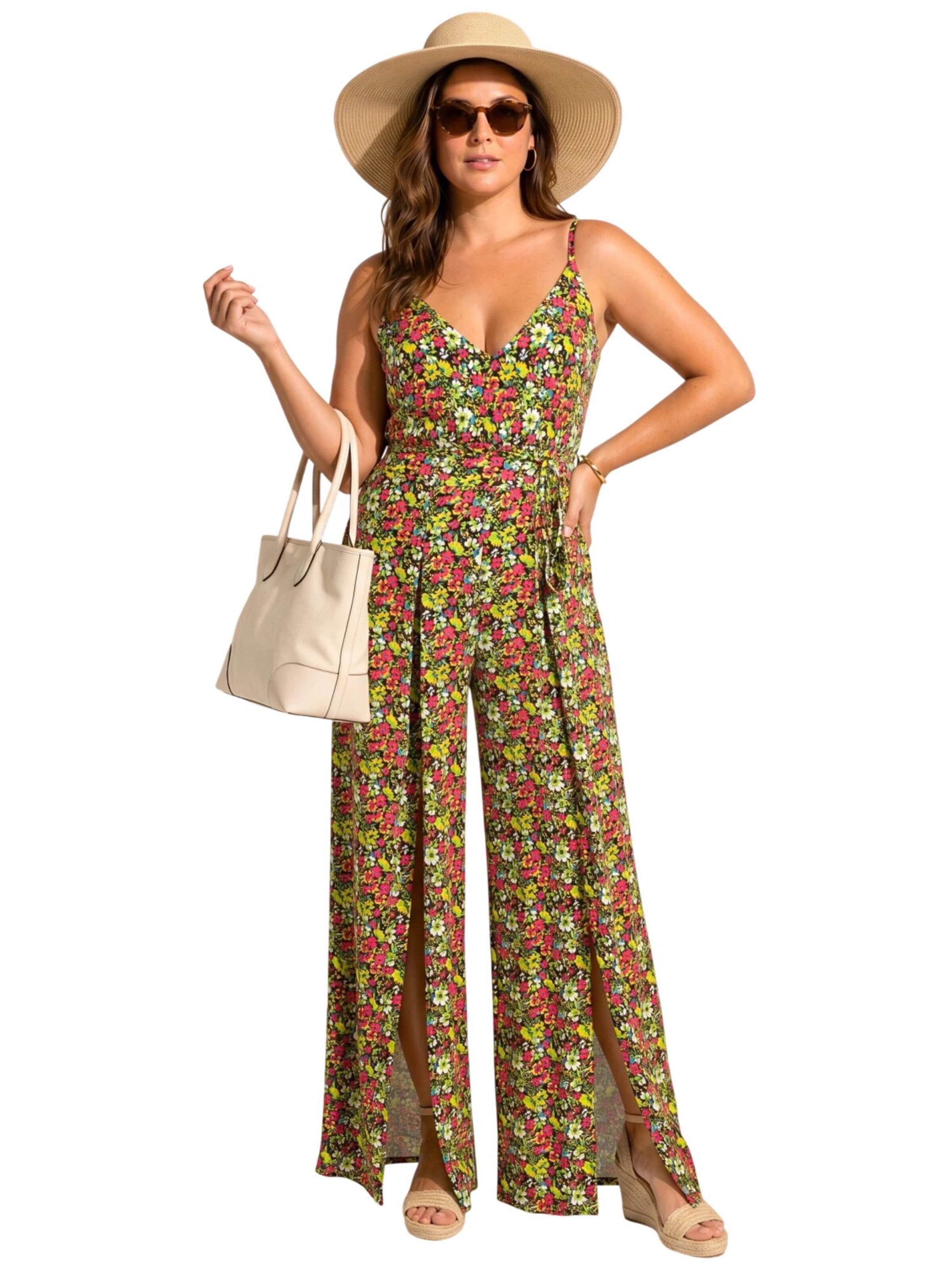 Shape Of You Jumpsuit in Gemengde kleuren